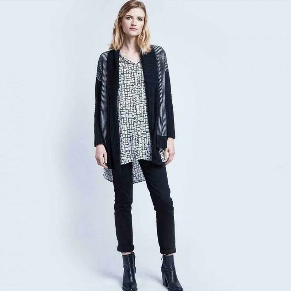 Barbour Lotte Cardigan Sweater Wool Blend